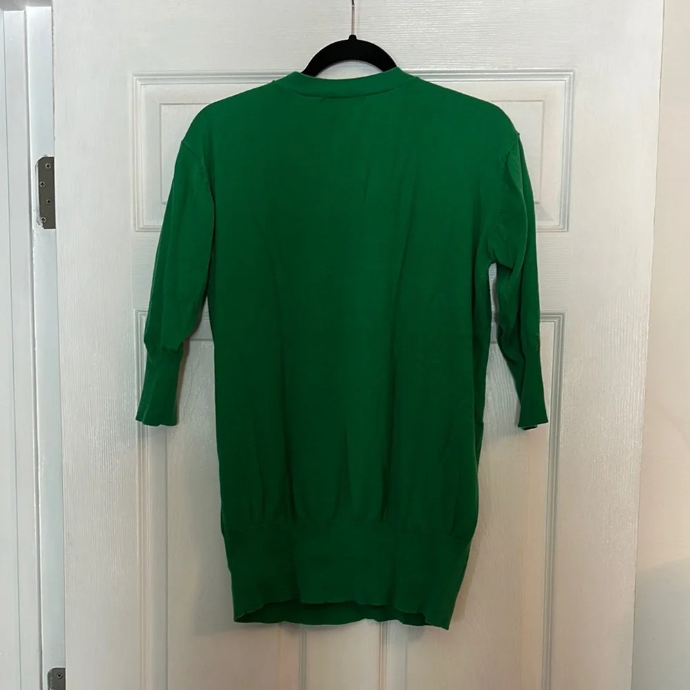 CAbi #882 Green Women's Sweater - Picture 3 of 5